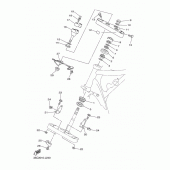 Схема вузла: Рульовий механізм Yamaha XVS400 Drag Star