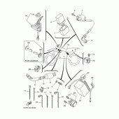 Схема вузла: Електроустаткування 1 Yamaha TTR125 TT-R125