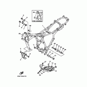 Схема вузла: Рама Yamaha TTR225 TT-R225