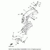 Схема узла: Крыло Yamaha XV250 Virago