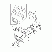 Схема узла: Фара Yamaha TT-R250 TT-R250