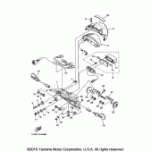 Схема вузла: Задній ліхтар Yamaha XV1900 Raider