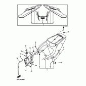 Схема узла: Боковая крышка Yamaha YZF-R6/ YZF600 R6S