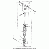 Схема вузла: Rear shocks Yamaha WR500Z