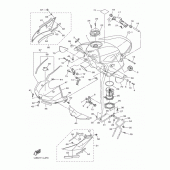 Схема вузла: Паливний бак Yamaha YZF-R6/YZF600 R6