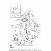 Схема узла: Топливный бак Yamaha XVS1100 V-Star Custom