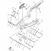 Схема вузла: Задний рычаг и Подвеска Yamaha FZ400