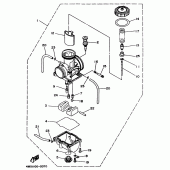 Схема узла: Карбюратор Yamaha YZ250 YZ250
