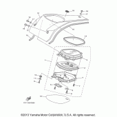 Схема узла: Панель приборов Yamaha XV1900 Stratoliner S