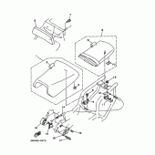 Схема вузла: Сидіння Yamaha TRX850