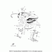 Схема узла: Топливный бак Yamaha XV1900 Raider S