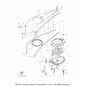 Схема вузла: Панель приладів Yamaha XV1900 Raider