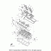 Схема вузла: Головка циліндра Yamaha FZ1 FZ1