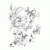 Схема узла: Облицовочные элементы 1 Yamaha YZF-R6/ YZF600 R6S