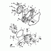 Схема узла: Крышки картера 1 Yamaha WR250 WR250F