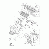 Схема узла: Впускная система 2 Yamaha XJR1300