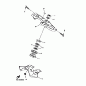 Схема вузла: Рульовий механізм Yamaha YZF-R6/YZF600 R6