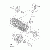 Схема вузла: Зчеплення Yamaha FZ6 FZ6 (Naked)