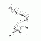 Схема вузла: Вал перемикання Yamaha XVS650 V-Star Classic