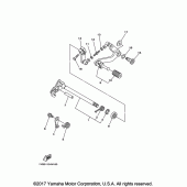 Схема вузла: Вал перемикання Yamaha XT250 XT250