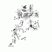 Схема узла: Топливный бак Yamaha TW200
