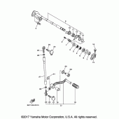 Схема вузла: Вал перемикання Yamaha FZ10/MTN1000 FZ-10