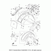 Схема узла: Крыло Yamaha XVS650 V-Star Silverado