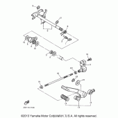 Схема узла: Вал переключения Yamaha XVS650 V-Star Classic