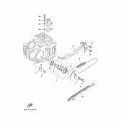 Схема узла: Распредвал и Цепь ГРМ Yamaha TTR110 TT-R110