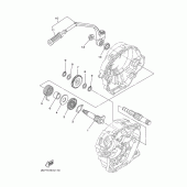 Схема узла: Привод стартера Yamaha XT125