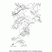 Схема узла: Крыло Yamaha XV1900 Stratoliner S