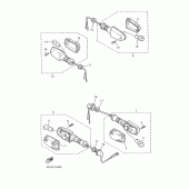 Схема узла: Clignotant Yamaha XJR1300
