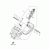 Схема вузла: Вихлопна система Yamaha MT09/MTN850 MT-09