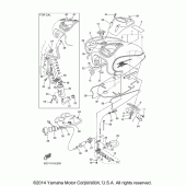 Схема узла: Топливный бак Yamaha XVS650 V-Star Classic