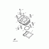 Схема узла: Цилиндр Yamaha SRX250