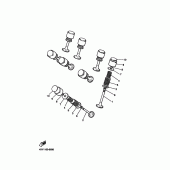 Схема узла: Клапан Yamaha XVZ1300 Royal Star Venture