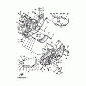Схема узла: Картер двигателя Yamaha XV1700 Road Star