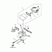 Схема узла: Задний фонарь (Стоп-сигнал) Yamaha XVS125 Drag Star