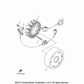Схема вузла: Генератор Yamaha XV1900 Raider