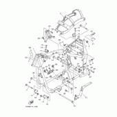Схема узла: Рама Yamaha XV1700 Road Star S