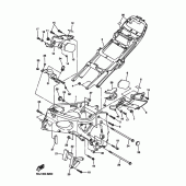 Схема вузла: Рама Yamaha YZF-R6/YZF600 R6