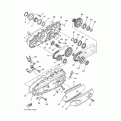 Схема вузла: Трансмісія 2 Yamaha XP500 T-MAX