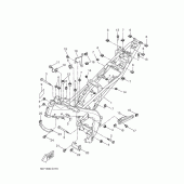 Схема узла: Рама Yamaha YZF-R125