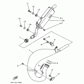 Схема вузла: Вихлопна система Yamaha YZ125