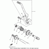 Схема узла: Привод стартера Yamaha WR250 WR250Z