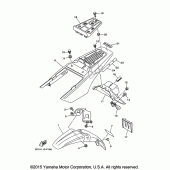 Схема вузла: Крило Yamaha TW200