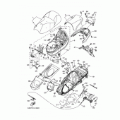 Схема узла: Сиденье Yamaha YP400 Grand Majesty