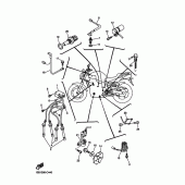 Схема узла: Электрооборудование 1 Yamaha FZ6 FZ6 (Naked)