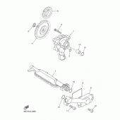 Схема узла: Масляный насос Yamaha XVS400 Drag Star