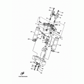 Схема узла: Рулевой механизм Yamaha MT07/ MTT690 MT-07